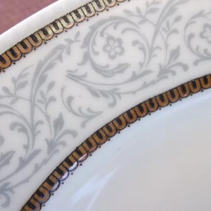Tirschenreuth Bavarian Porcelain, VERY RARE Vintage 43 Piece Set, 6-6 Piece Place Settings Plus 7 Serving Pieces, Excellent Condition