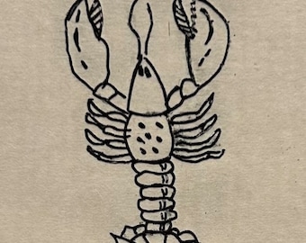 Etching - Lobster