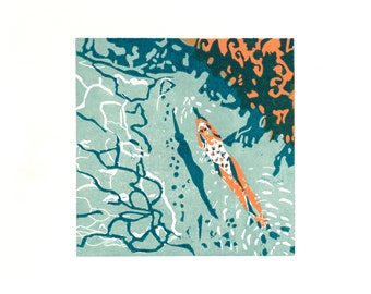 Giclee Print - Wild Swimmer