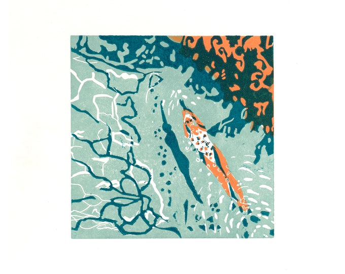 Featured listing image: Giclee Print - Wild Swimmer