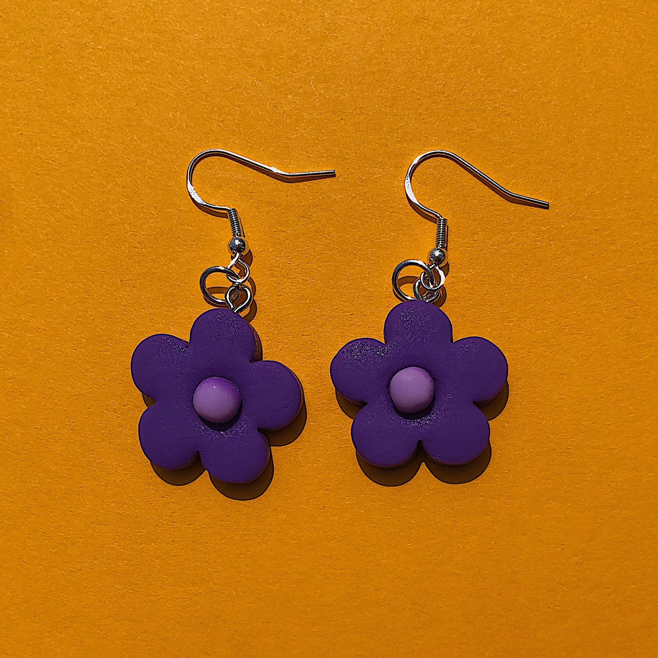 Flower earrings Etsy
