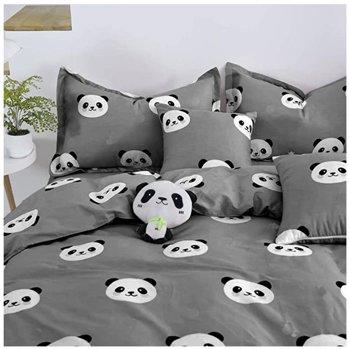 Panda Bedding Set Kids Bedding Set Panda Duvet Cover and Etsy