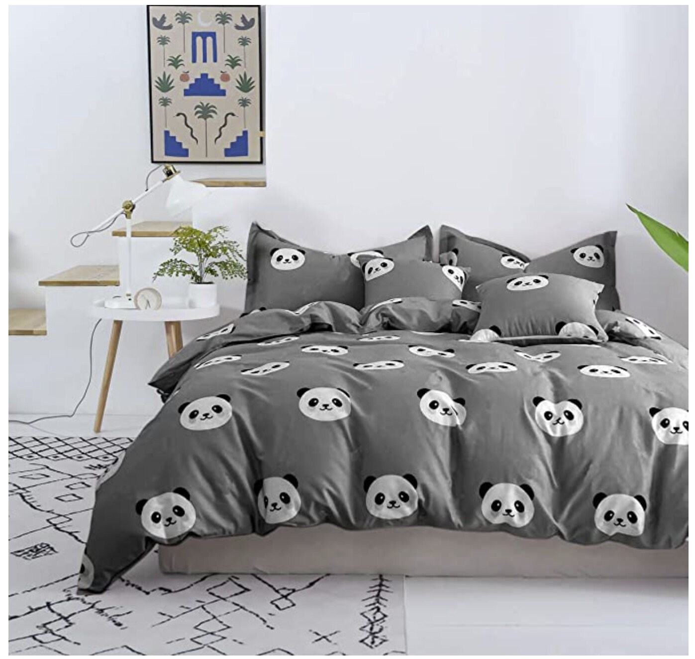 Panda Bedding Set Kids Bedding Set Panda Duvet Cover and Etsy