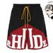 Epizodes RHUDE Shorts Men Women, 1:1 High Quality, Nylon White Letter Print Rhude RH Logo Shorts, Pill Zipper Pockets Breeches
