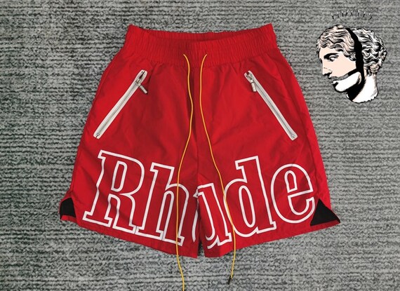 Epizodes Red Rhude Shorts Men Women 1:1 