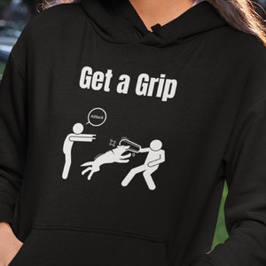 Bite Sports Hoodie/ Good Grips/Bite Work/Working Dog Shirt/Schutzhund IPO IGP Mondio PSA French Ring/Protection Sports/ Unisex Sweatshirt