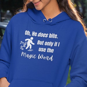 Er beißt aber nur, wenn ich das Zauberwort Hoodie benutze / Bite Sports / Schutzsport / K9 Gebrauchshunde / K9 Handler / Schutzhund IGP IPO PSA