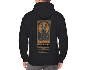 Belgische Mechelaar Tarot stijl rasprofiel unisex hoodie/Belgische Mechelaar/Mechelaar moeder cadeau/Mechelaar minnaar cadeau/Maligator/Mechelaar fokker