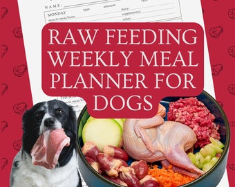Dog raw food shop diet meal plan