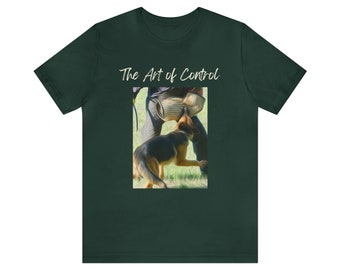 The Art of Control Bite Sports Oil Painting Shirt/Protection Sports/Dog Sports/Schutzhund IGP/French Ring Mondio Ring PSA Dog/K9 Handler