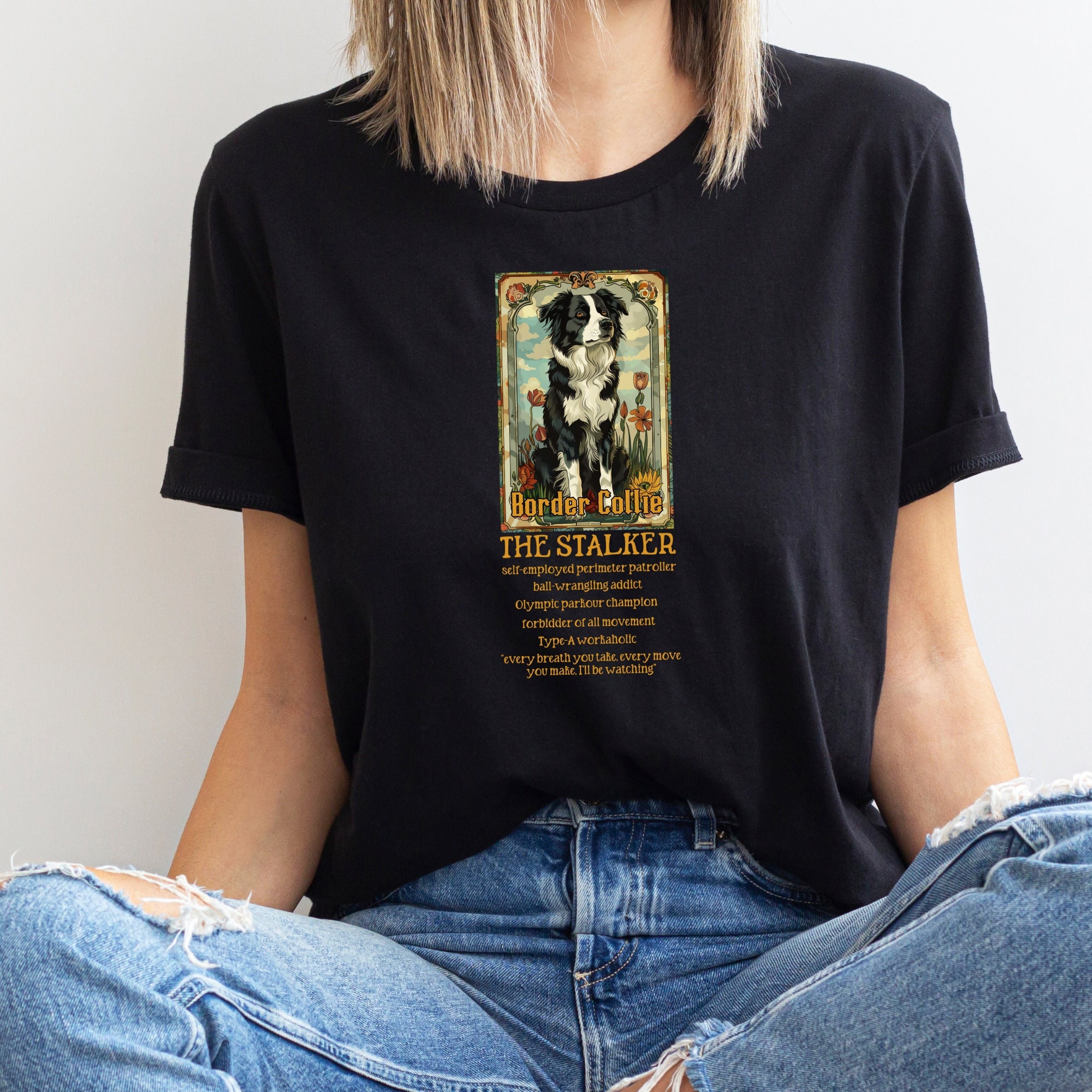 Border Print Shirt - Etsy 