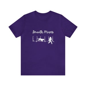 Smooth Moves Dog Agility T Shirt / Weave Pole Agility / Dog Sport Agility T Shirt / Dog Agility Handler Gift / Dog Agility Competitor