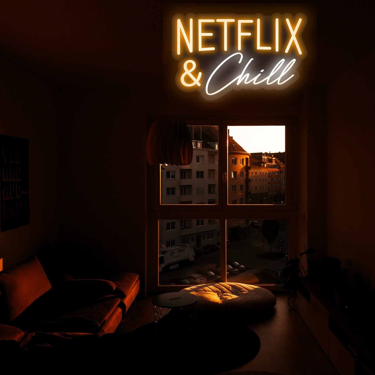 Netflix&chill neon Led Neon Sign Wall Decor Neon Lights Etsy