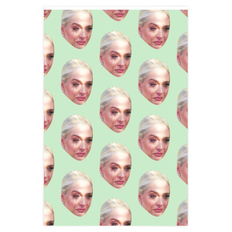 Erika Jayne Crying Wrapping Paper Etsy