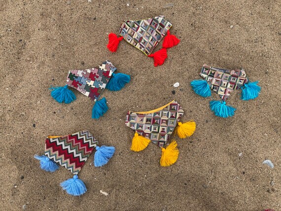 Pañuelo único colorido para perro, colorido, einzigartige Hundehalstücher, Halstuch, Hund, bunt, pañuelo, dog neckerchief, bandana, México
