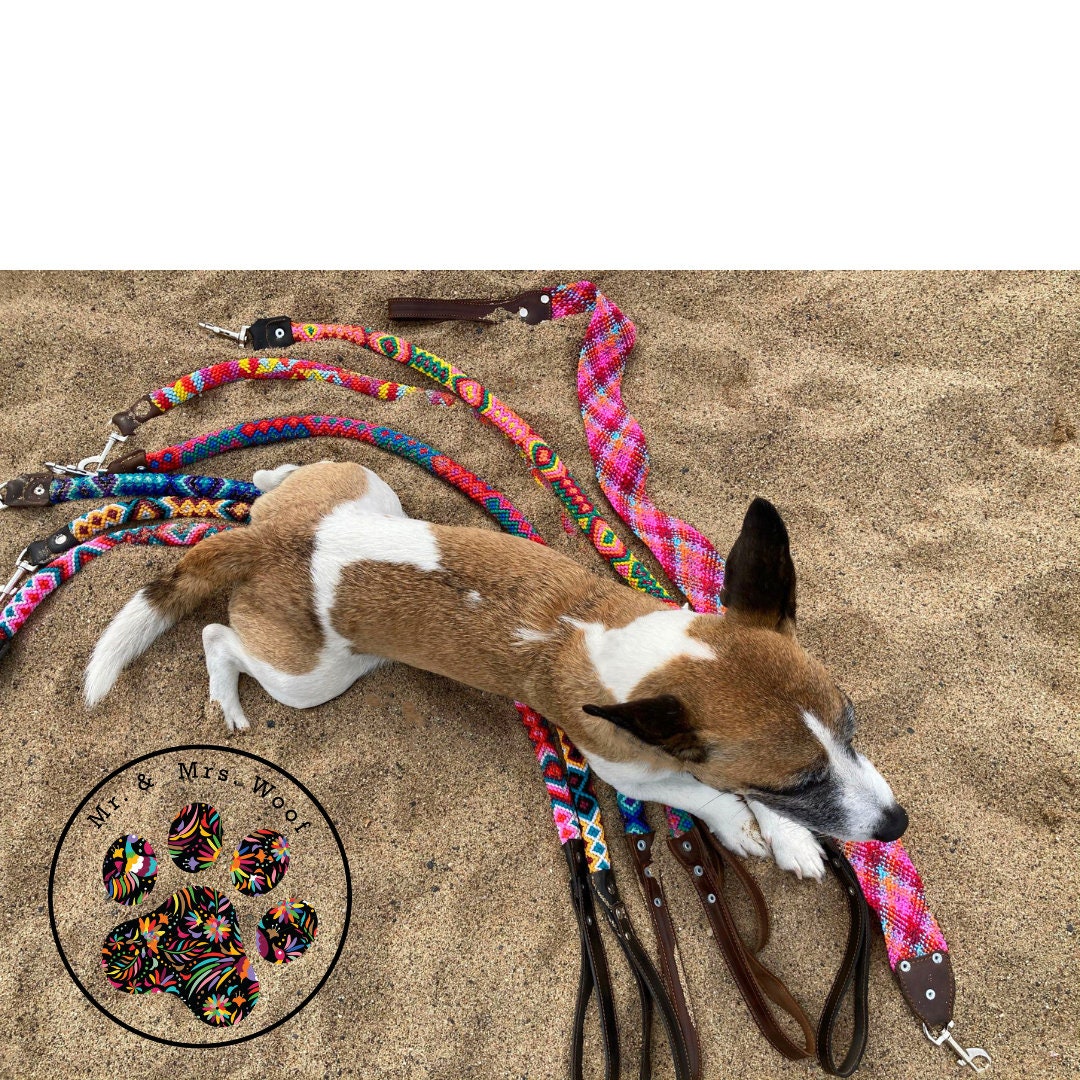 Handgemachte einzigarte Hundeleine handmade unique dog Etsy