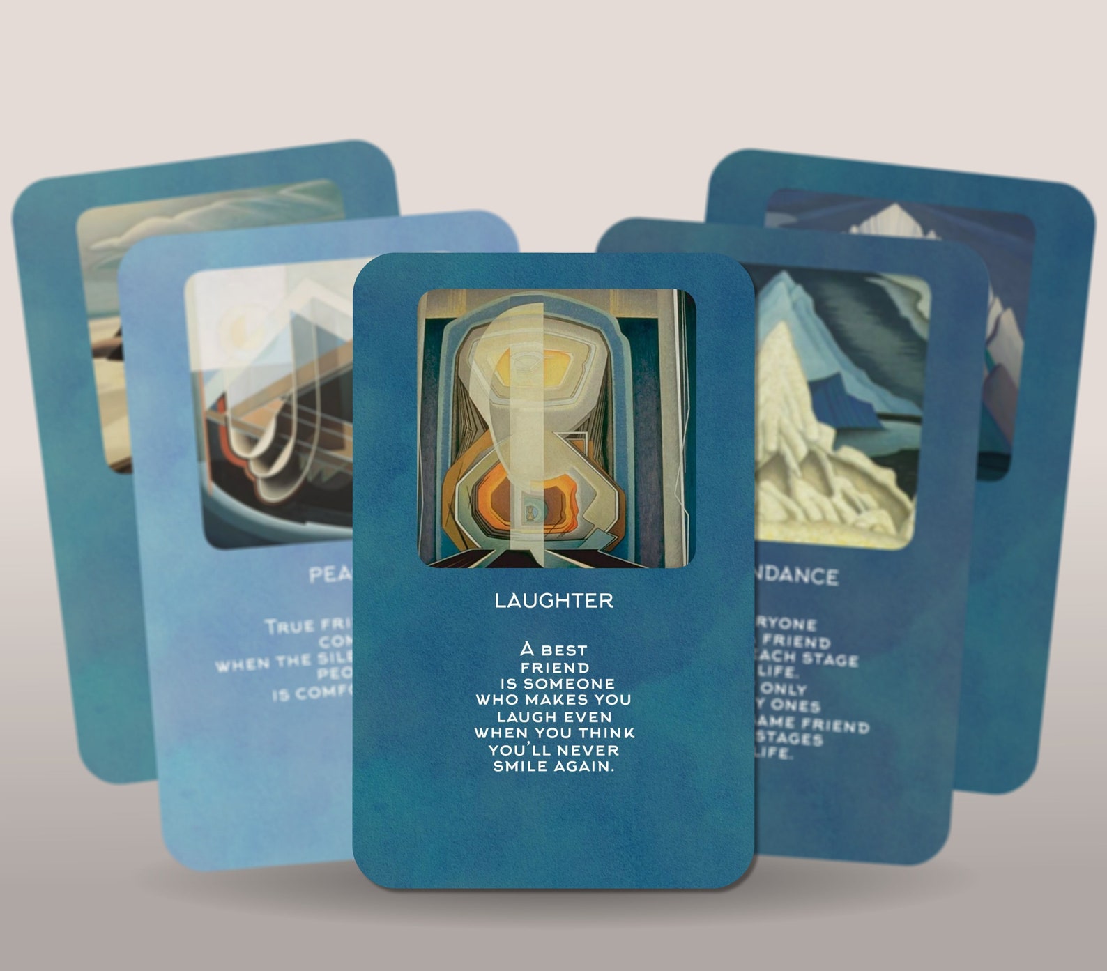 Friendship Oracle Inspirational Cards Oracle Cards Etsy