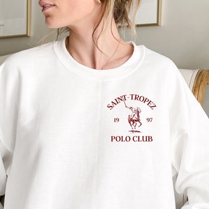 Pastel-green organic sweatshirt with front print – Polo Club Europe