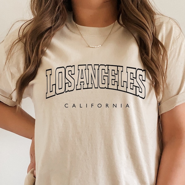 Los Angeles Tshirt Etsy