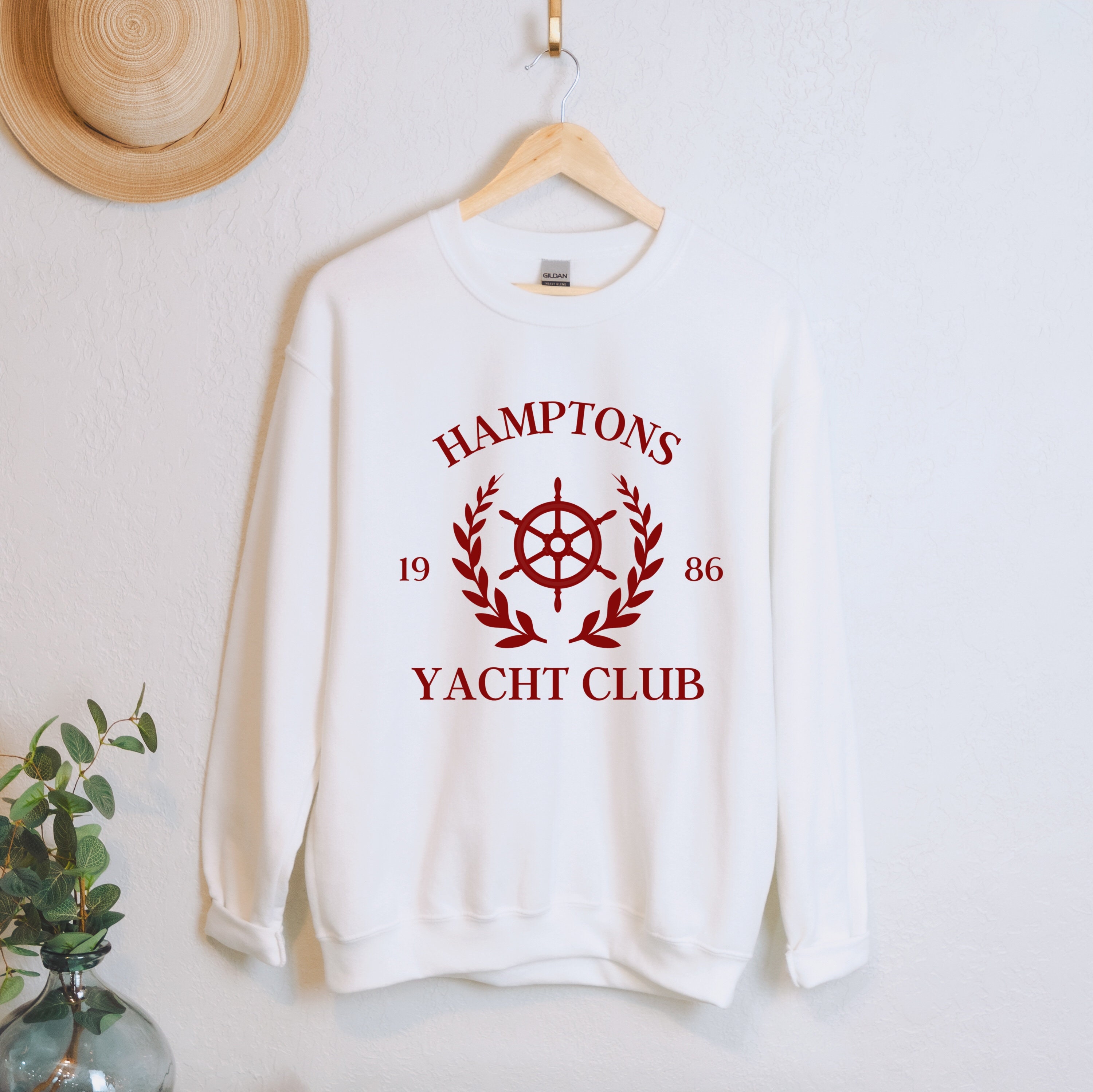 Hamptons Yacht Club Shirt Country Club Sweatshirt Spring Etsy