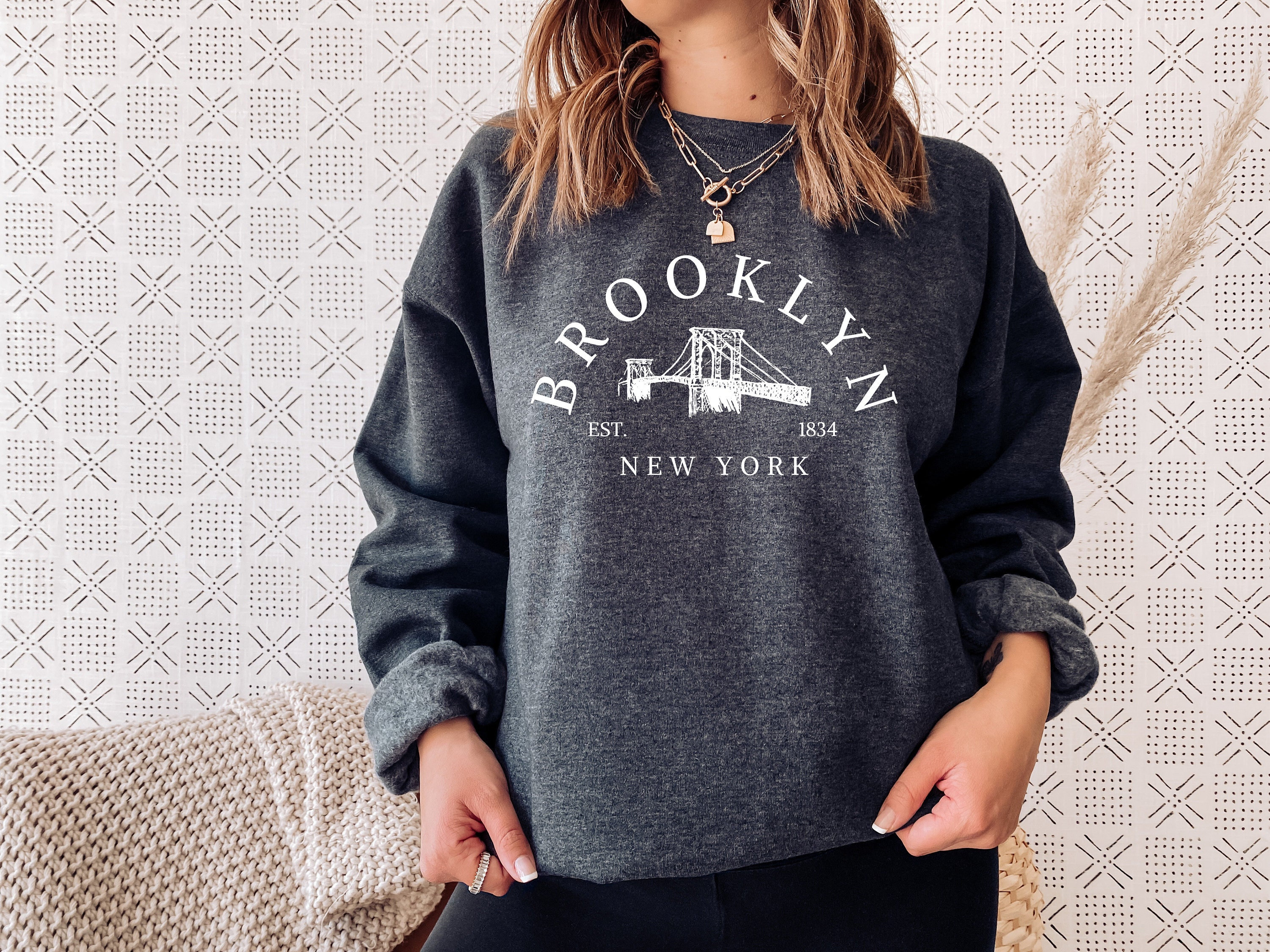 Vintage Brooklyn Sweatshirt, Brooklyn Sweatshirt Hoodies