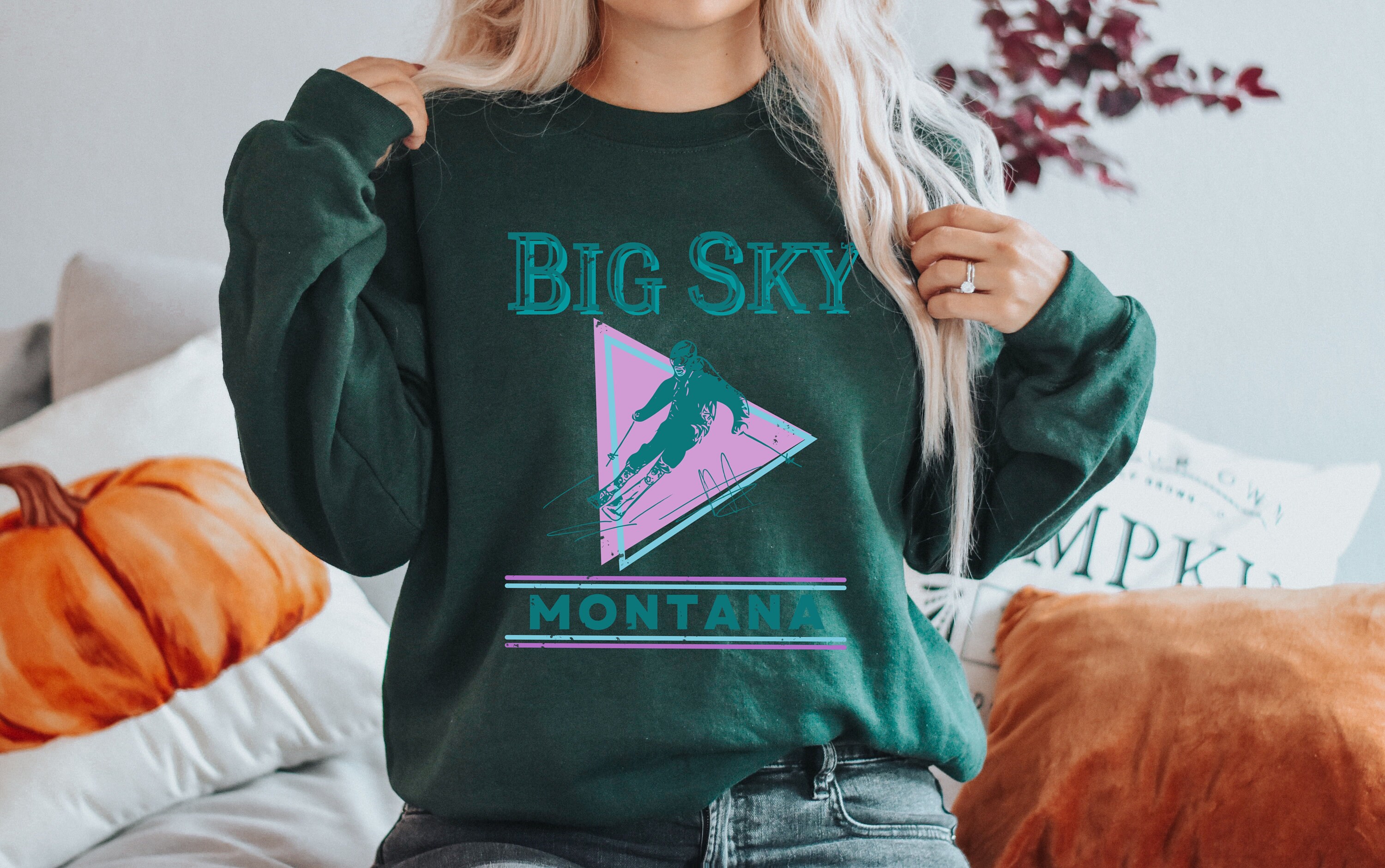 Big Sky Shirt Big Sky Sweatshirt Big Sky Montana Sweater Retro Sweatshirt Vintage Inspired Big ...