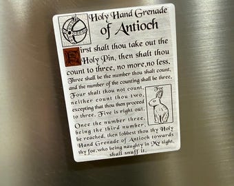 Holy Hand Grenade of Antioch Magnet | Monty Python Inspired
