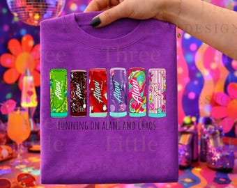 Alani and Chaos PNG, Running on Chaos Energy Drink Graphic Tee