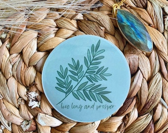 Live Long and Prosper - Vinyl Sticker