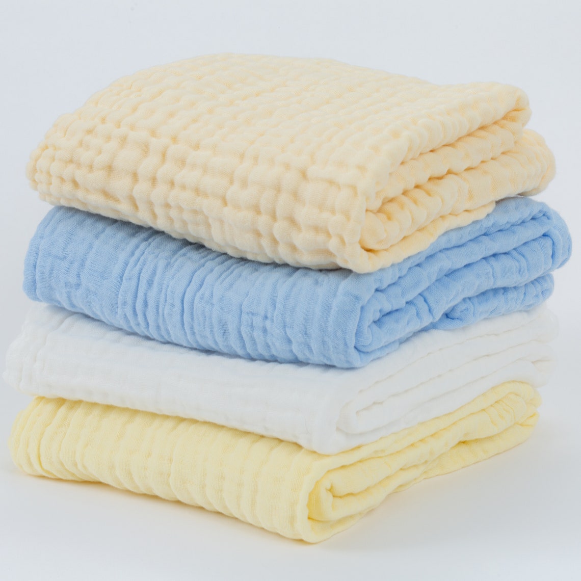 100 Organic Cotton 6 Layers White Muslin Towel Baby Burping Etsy UK