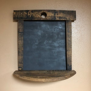 Bourbon Barrel Stave Chalkboard Scoreboard