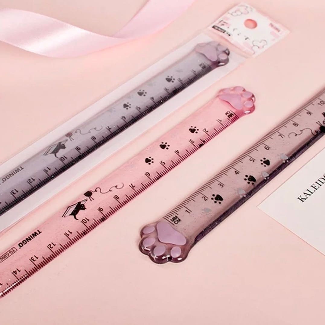 Righello A Forma Di Zampa Di Gatto Legami - 15 Cm, Per Misurare E Tracciare Linee - Foto 4
