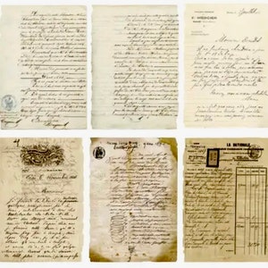 Vintage Book Themed Paper - Scrapbook Supplies - Craft Supplies - Creative Journalling Paper - Decorative Paper - Collage Supplies Distant Letter