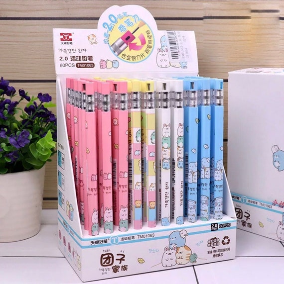 Kawaii Mechanical Pencils Cute Stationery Kids Crafts Etsy