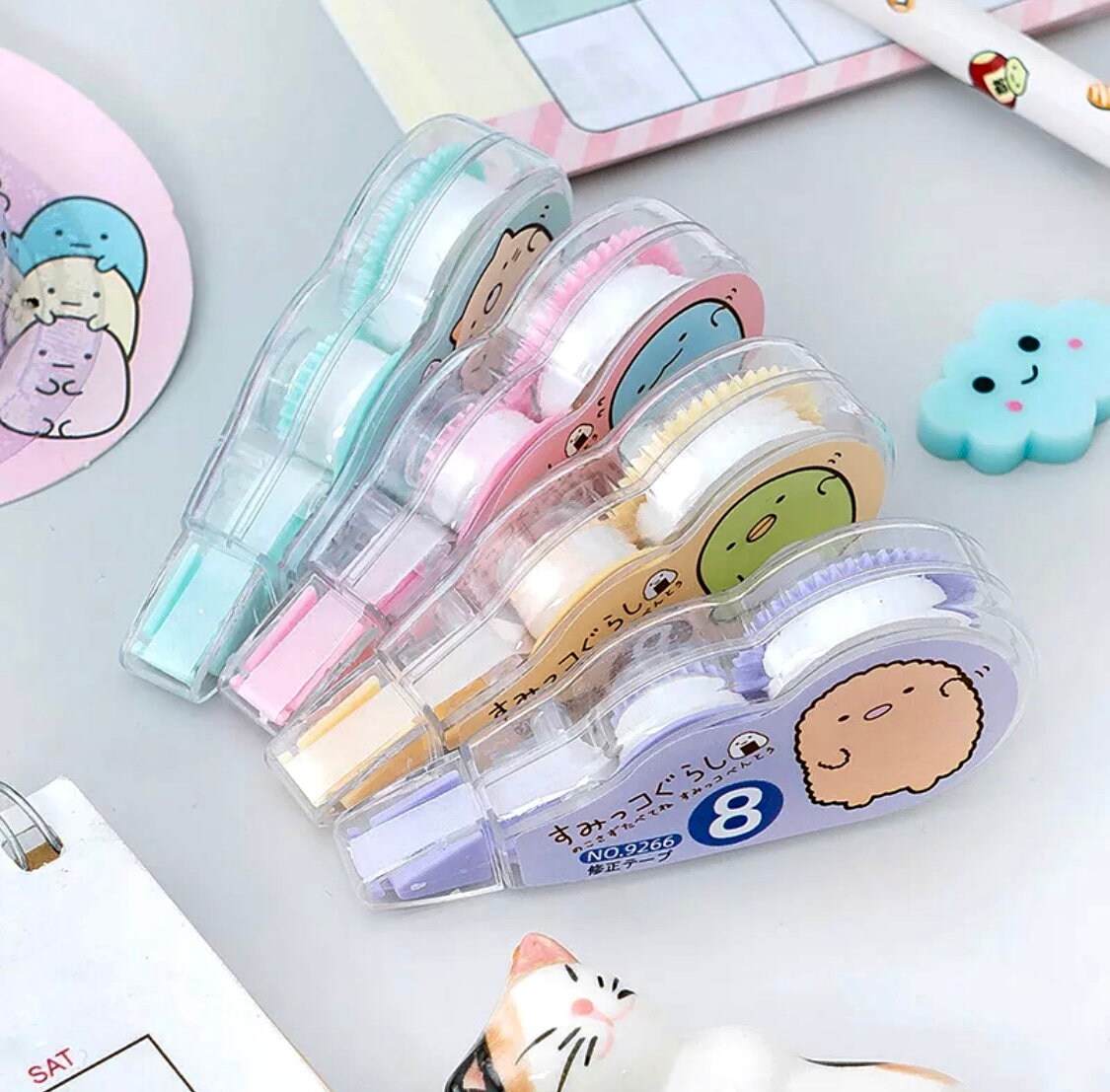 Cute Bunny Correction Tape, Kawaii Stationery, School Supplies, Office  Supplies, 25m 