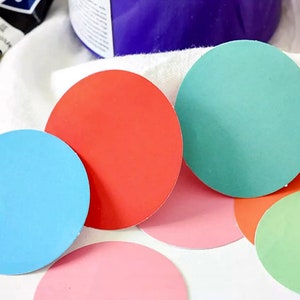 Gekleurde ronde stickers - Plannerstickers - Beloningstabelstickers - Bullet Journal-stickers - Multifunctionele stickers - Markeringsstickers