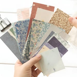 Papel decorativo para álbumes de recortes: 6 estilos, papel de estilo vintage, suministros para diarios, restos de papel, papel para collages y suministros para hacer tarjetas