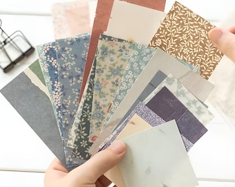 Scrapbook Decorative Paper - 6 Styles - Vintage Style Paper - Journal Supplies - Paper Scraps - Collage Art Paper - Card Making Supplies
