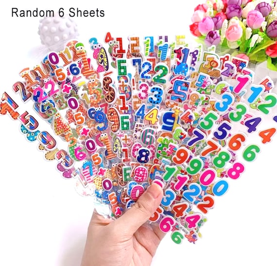 40 Sheets 3D Stickers for Kids Toddlers Puffy Stickers Variety Pack for  Scrapbooking Bullet Journal Toys for Children Girls Boy