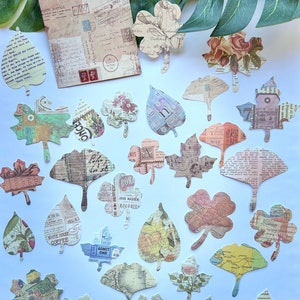 Shaped Sticker Set - 30 Multi Purpose Stickers - Four Different Styles - Junk Journalling - Craft Supplies - Card Making Supplies