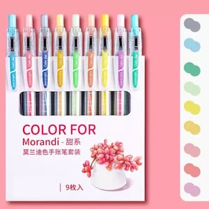 Stylos gel de couleur - Fournitures scolaires - Stylos gel macaron - Fournitures pour enseignants - Loisirs créatifs pour enfants - Fournitures de bureau - Fournitures de papeterie