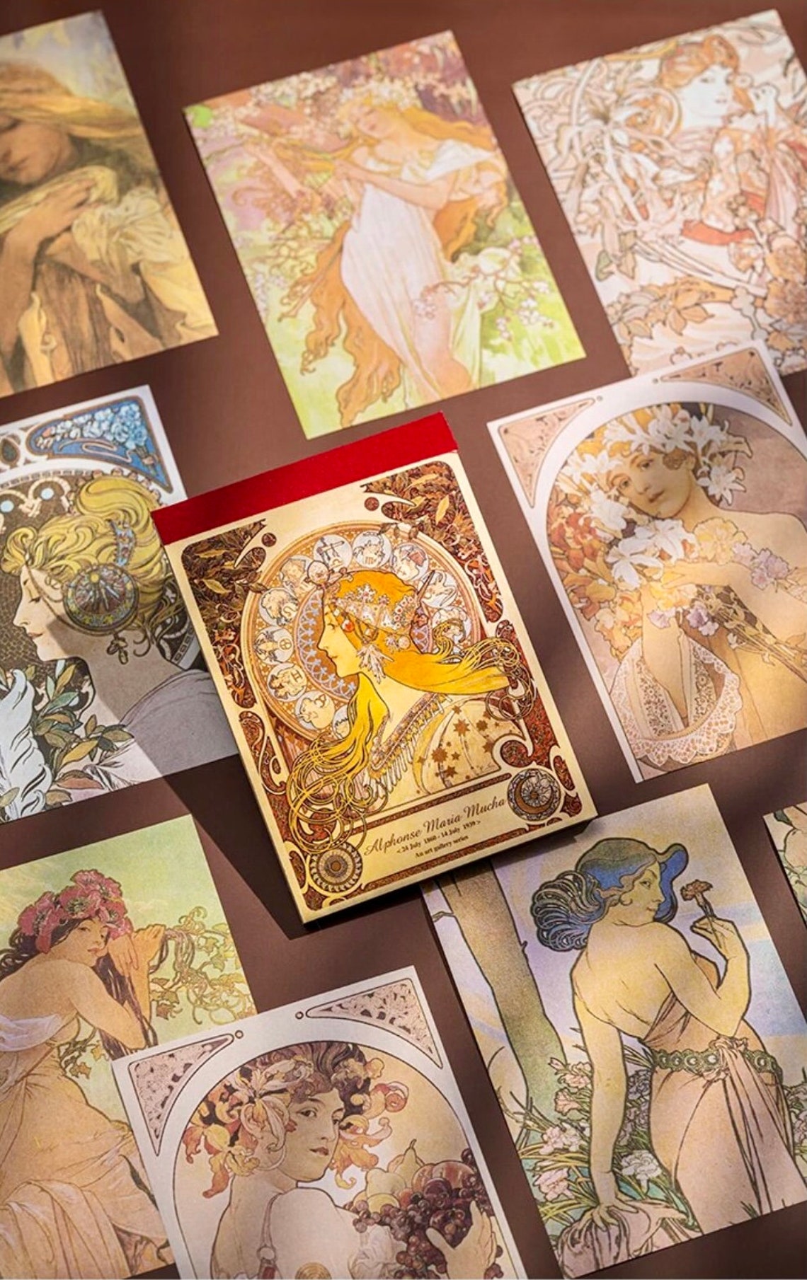 Art Nouveau Scrapbook Paper Vintage Paper Ephemera 60 Etsy