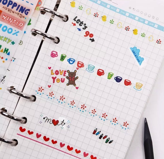Bullet Journaling Supplies Planner, Stationery Sticker