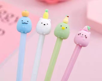 Uroczy długopis z kreskówkową grafiką - Czarny tusz - Artykuły szkolne - Powrót do szkoły - Artykuły biurowe - Prezenty papiernicze - Artykuły biurowe - Kawaii artykuły papiernicze