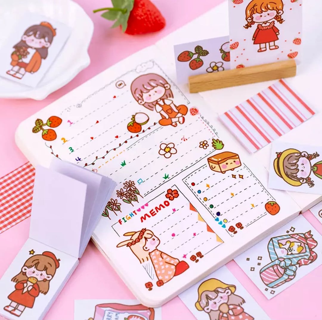 Kawaii Series - Cartoon Stickers - Scrapbook Supplies - Children's ...