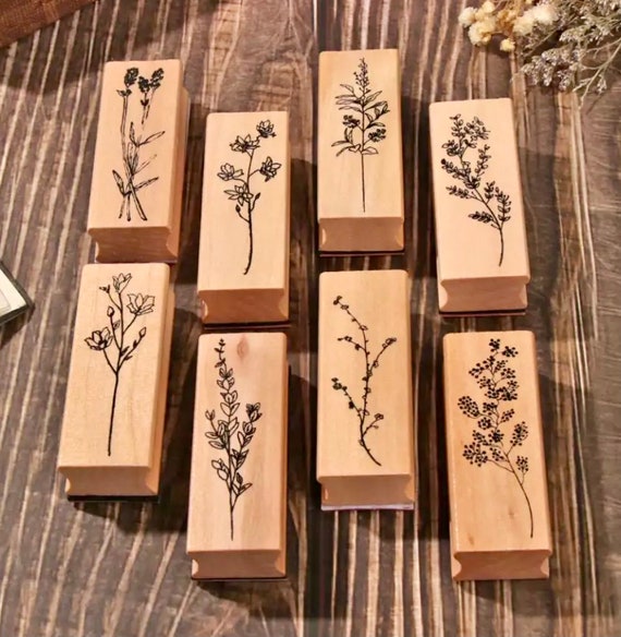 Wholesale OLYCRAFT 3 Pcs 3-Style Wood Pottery Stamp 2 Inch Flower Shape  Wood Pottery Tools Stamps Column Flower Pattern Round Wood Stamp Natural  Wood Stamp Kit for Scrapbooking and DIY Craft Letter