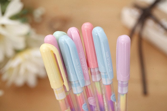 Cute Color Pens For Women Toshine Colorful Gel Ink Pens Multi - View #9