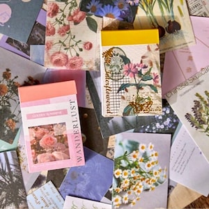 Creative Series Sticker Book - 6 DESIGNS - Scrapbook Supplies - Junk Journal Stickers - 50 Page Sticker Book - Craft Supplies - Collage