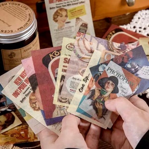Coffee Stickers - Creative Journalling - Retro Stickers - Scrapbook Supplies - Collage Supplies - Card Making Stickers - Craft Supplies
