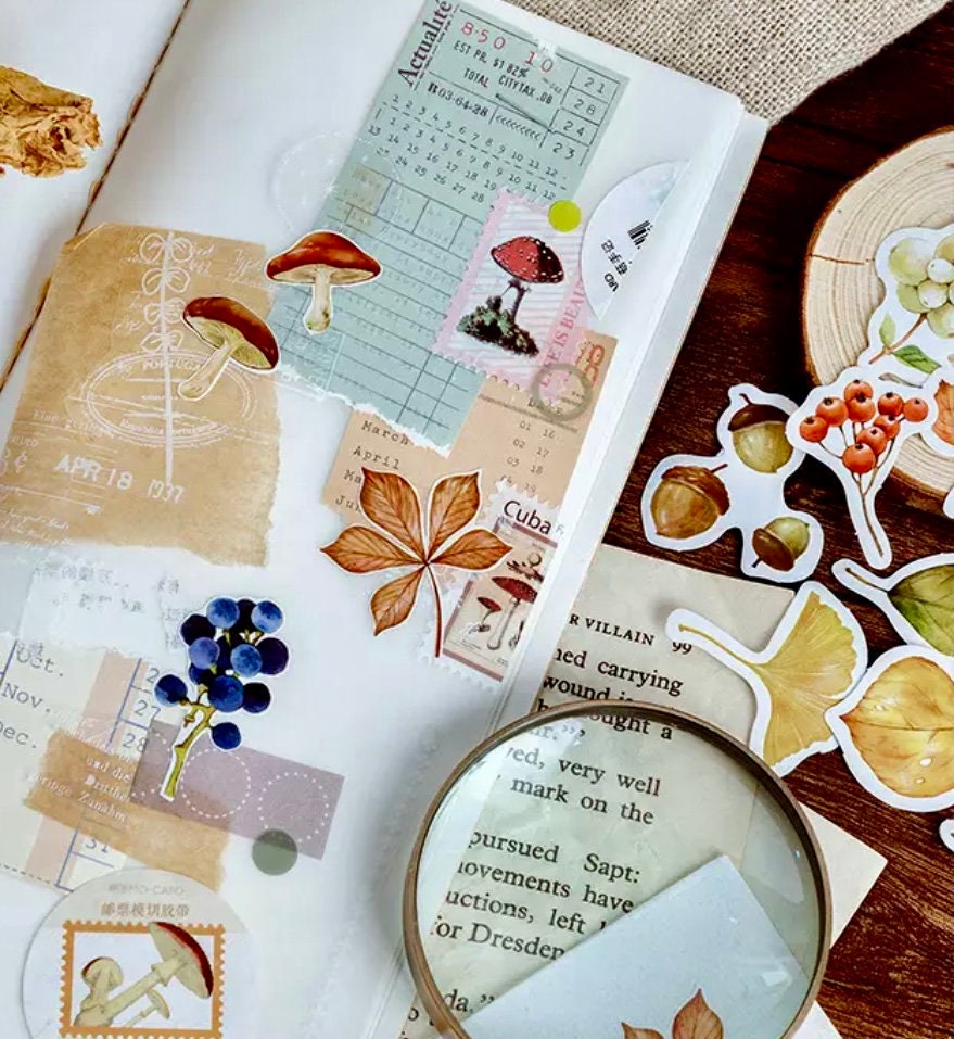 Aesthetic Sticker Book Creative Journalling Washi Sticker Set Scrapbook  Supplies Decorative Stickers Journal Supplies Crafting 